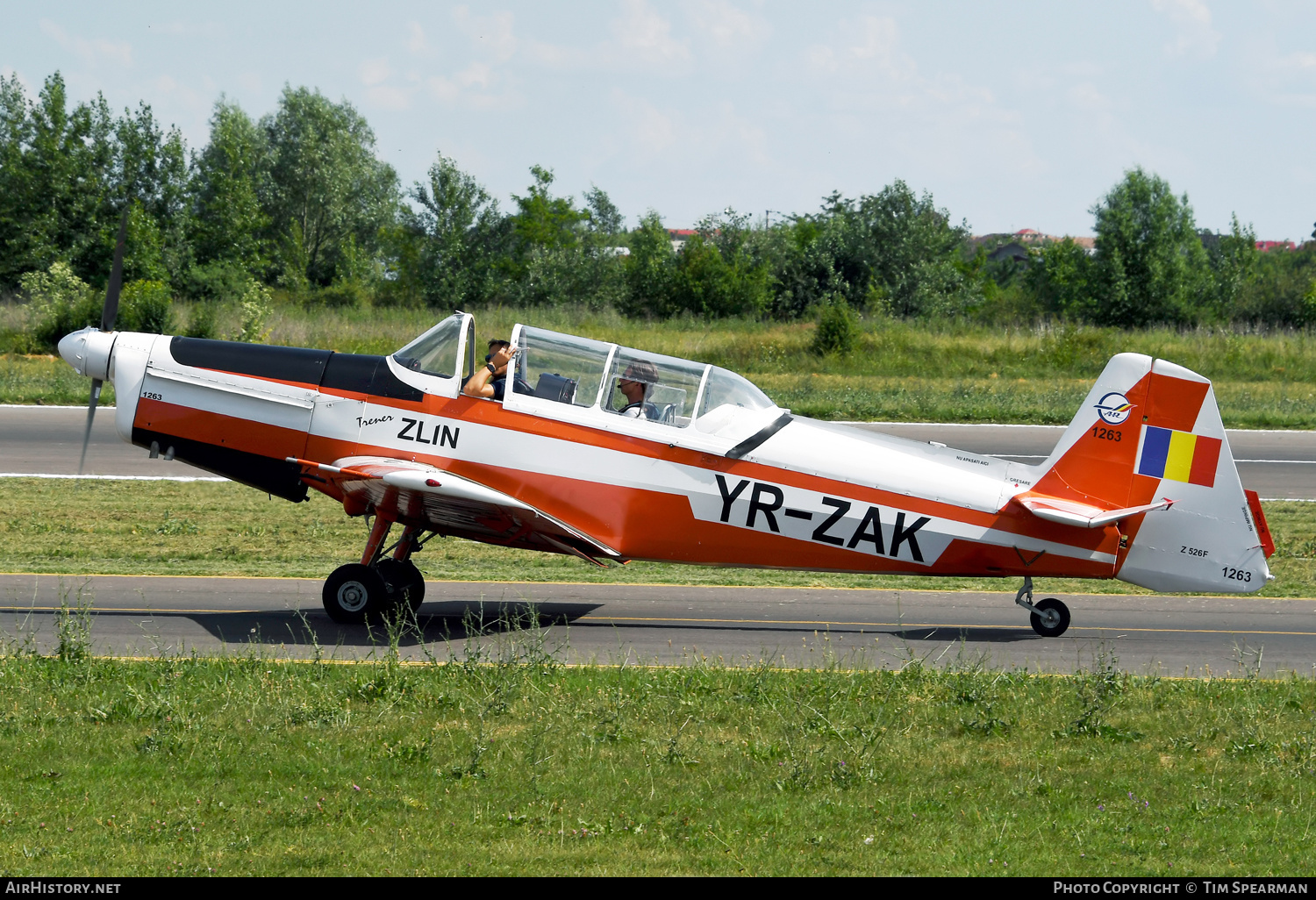 Aircraft Photo of YR-ZAK | Zlin Z-526F Trener Master | Aeroclubul Romanei | AirHistory.net #708489