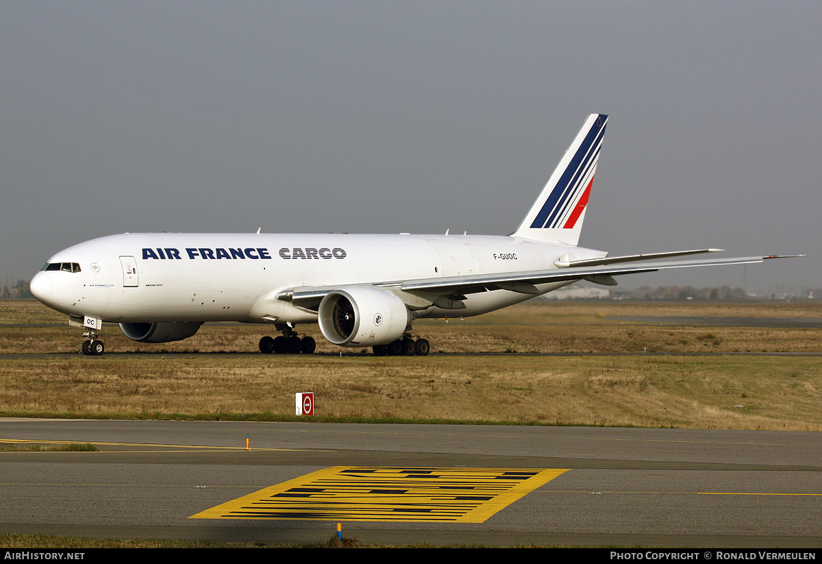 Aircraft Photo of F-GUOC | Boeing 777-F28 | Air France Cargo | AirHistory.net #708490