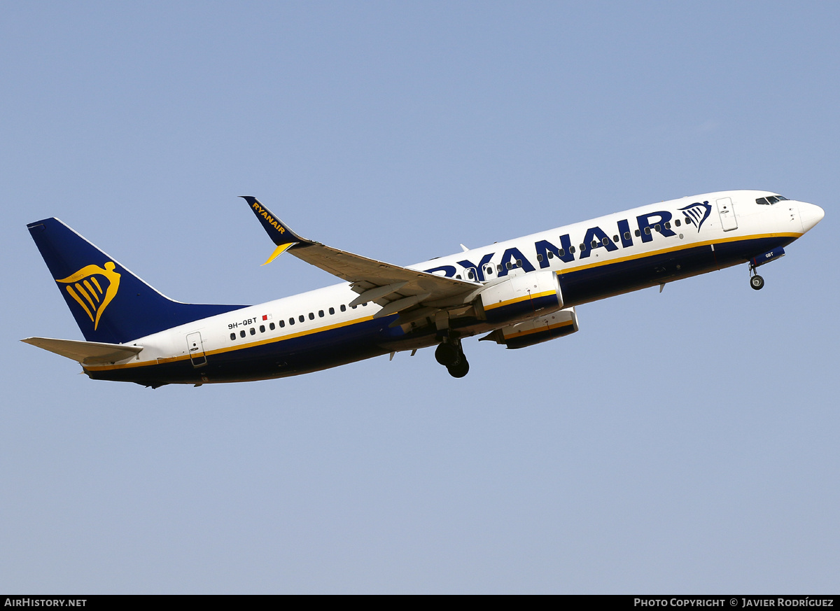 Aircraft Photo of 9H-QBT | Boeing 737-8AS | Ryanair | AirHistory.net #708500
