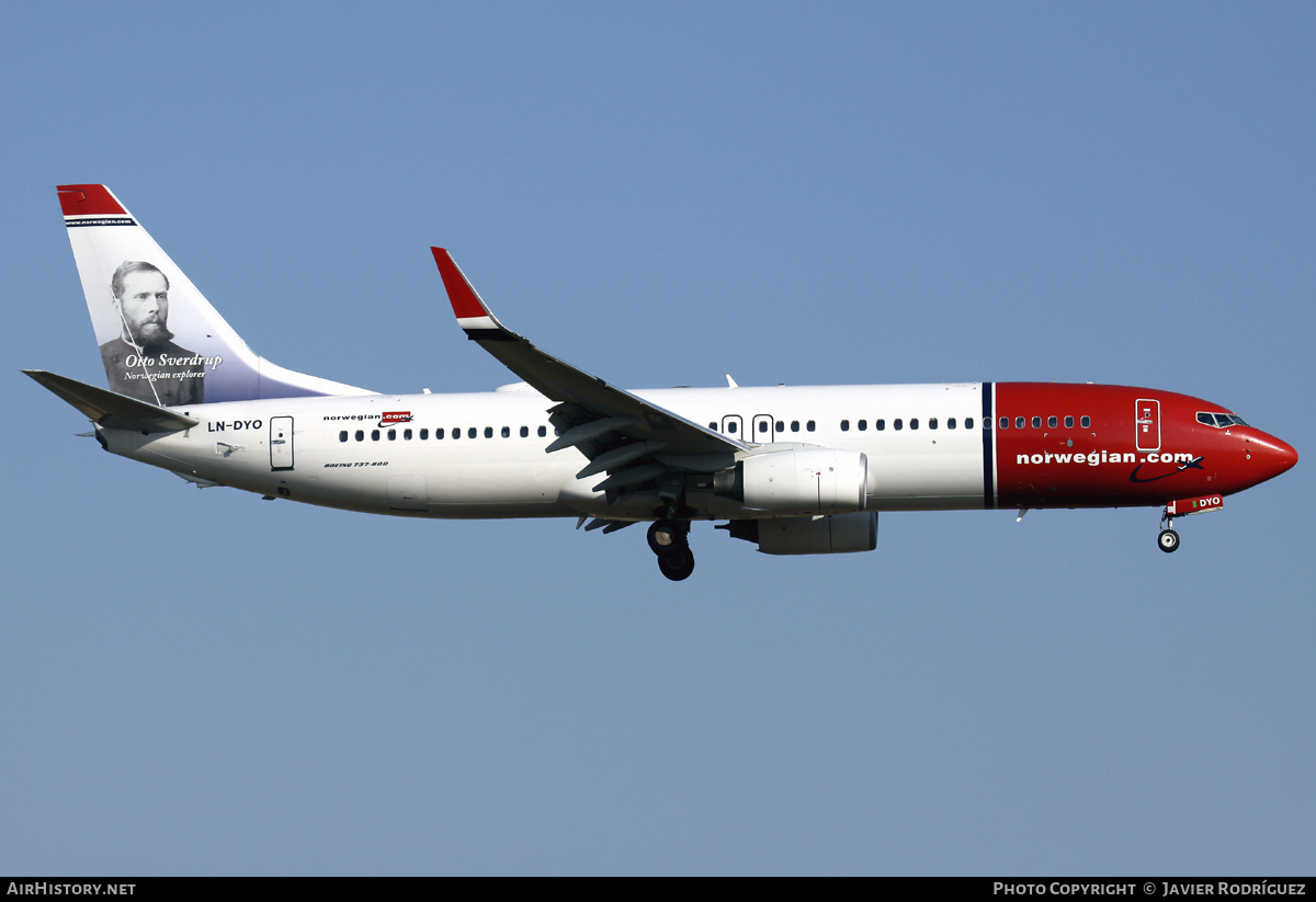 Aircraft Photo of LN-DYO | Boeing 737-8JP | Norwegian | AirHistory.net #708504