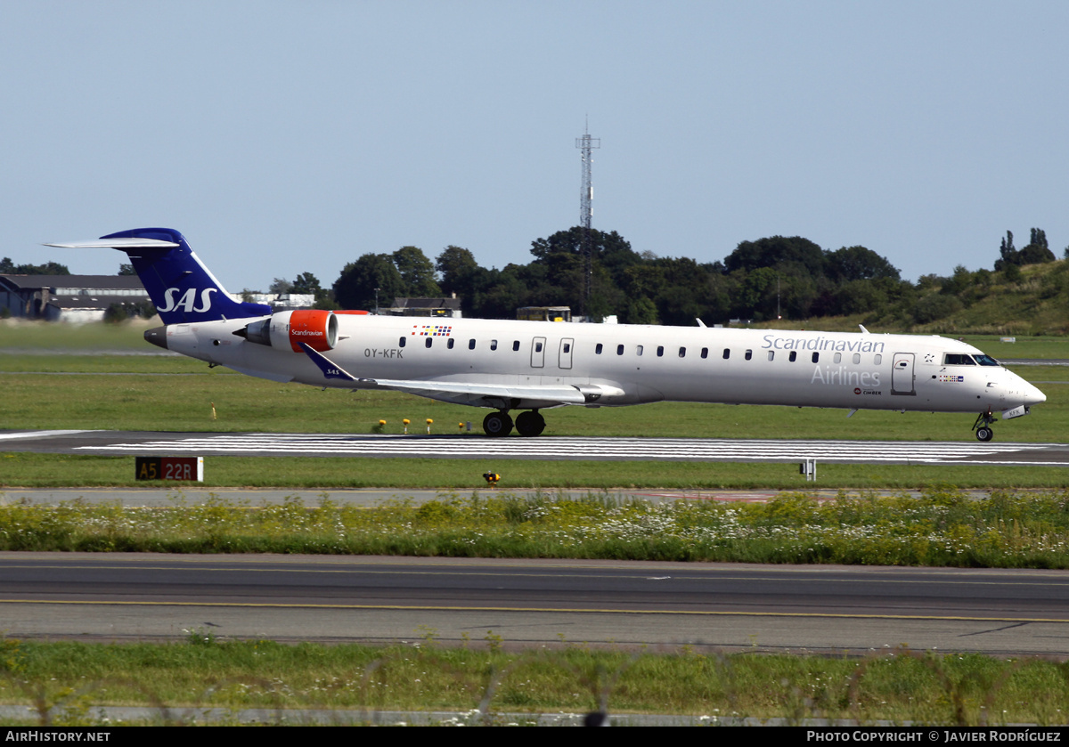 Aircraft Photo of OY-KFK | Bombardier CRJ-900LR (CL-600-2D24) | Scandinavian Airlines - SAS | AirHistory.net #708506