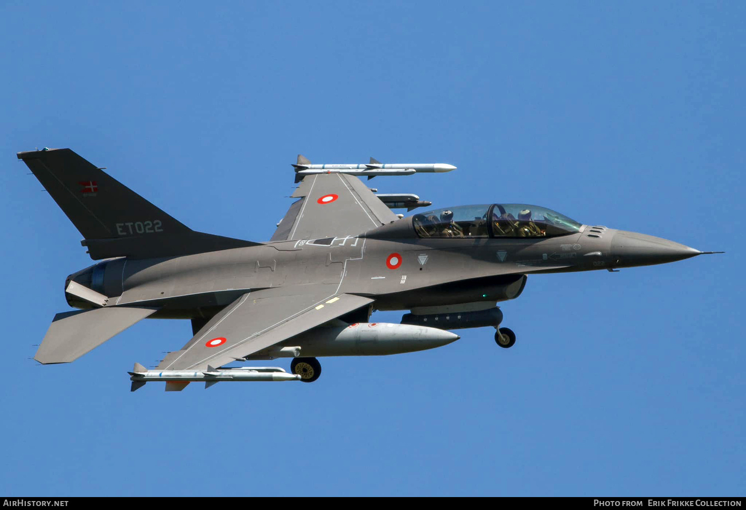 Aircraft Photo of ET-022 | General Dynamics F-16BM Fighting Falcon | Denmark - Air Force | AirHistory.net #708516
