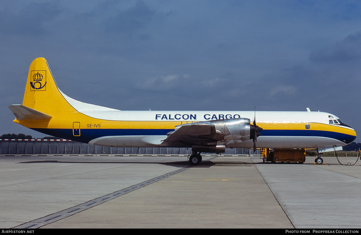 Aircraft Photo of SE-IVS | Lockheed L-188C Electra | Falcon Cargo | AirHistory.net #708562
