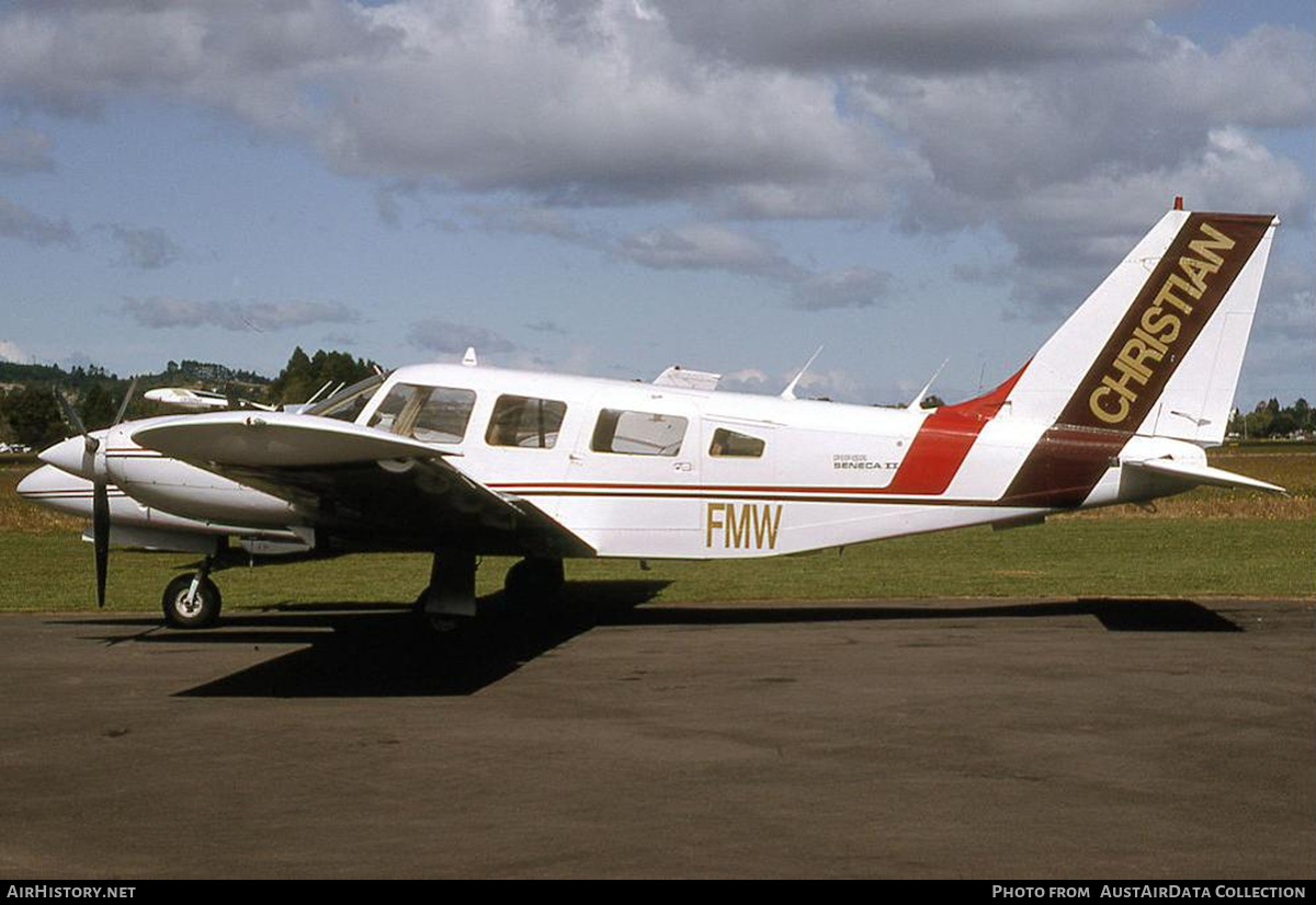 Aircraft Photo of ZK-FMW / FMW | Piper PA-34-200T Seneca II | Christian Aviation - CAL | AirHistory.net #708563