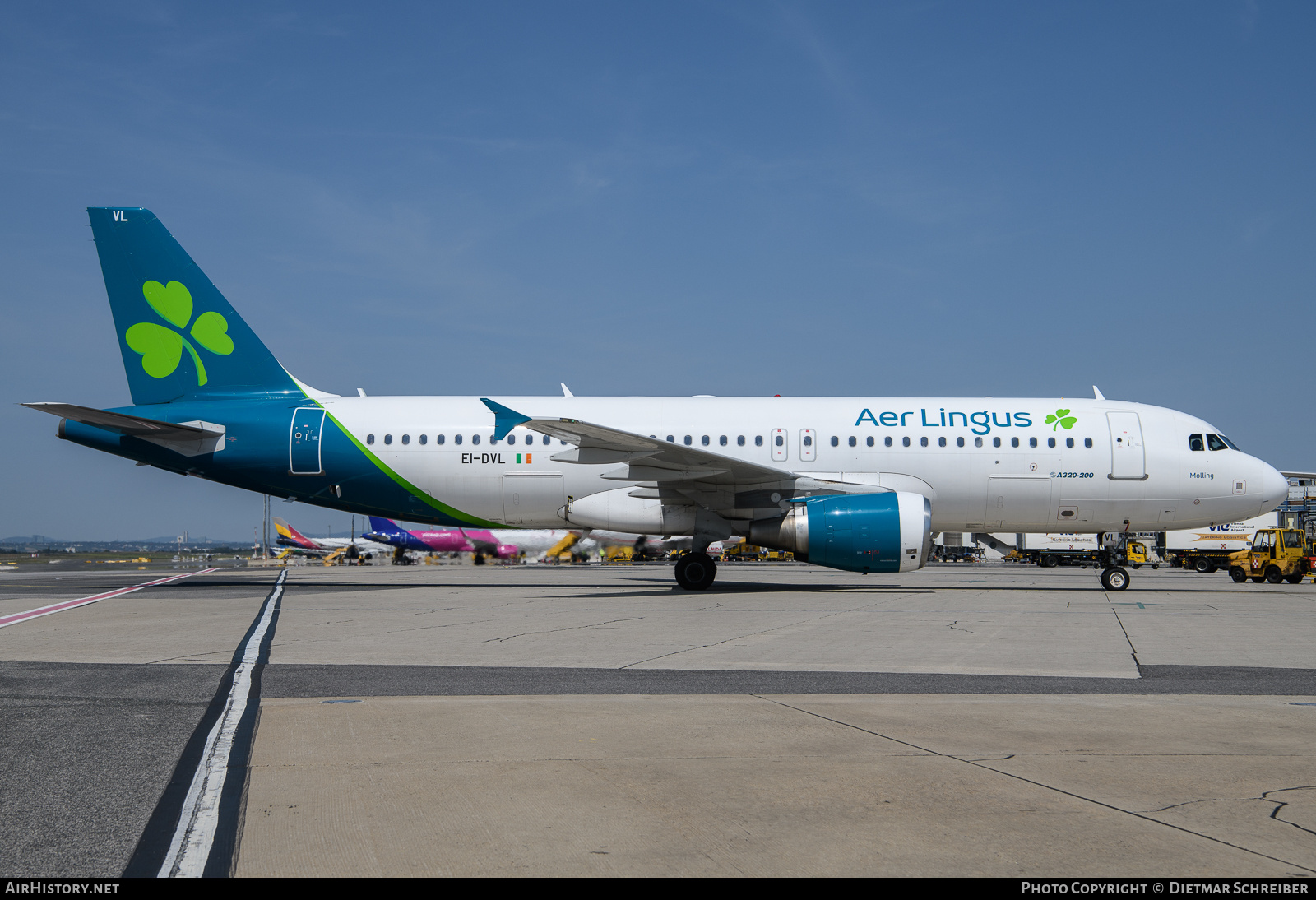 Aircraft Photo of EI-DVL | Airbus A320-214 | Aer Lingus | AirHistory.net #708624