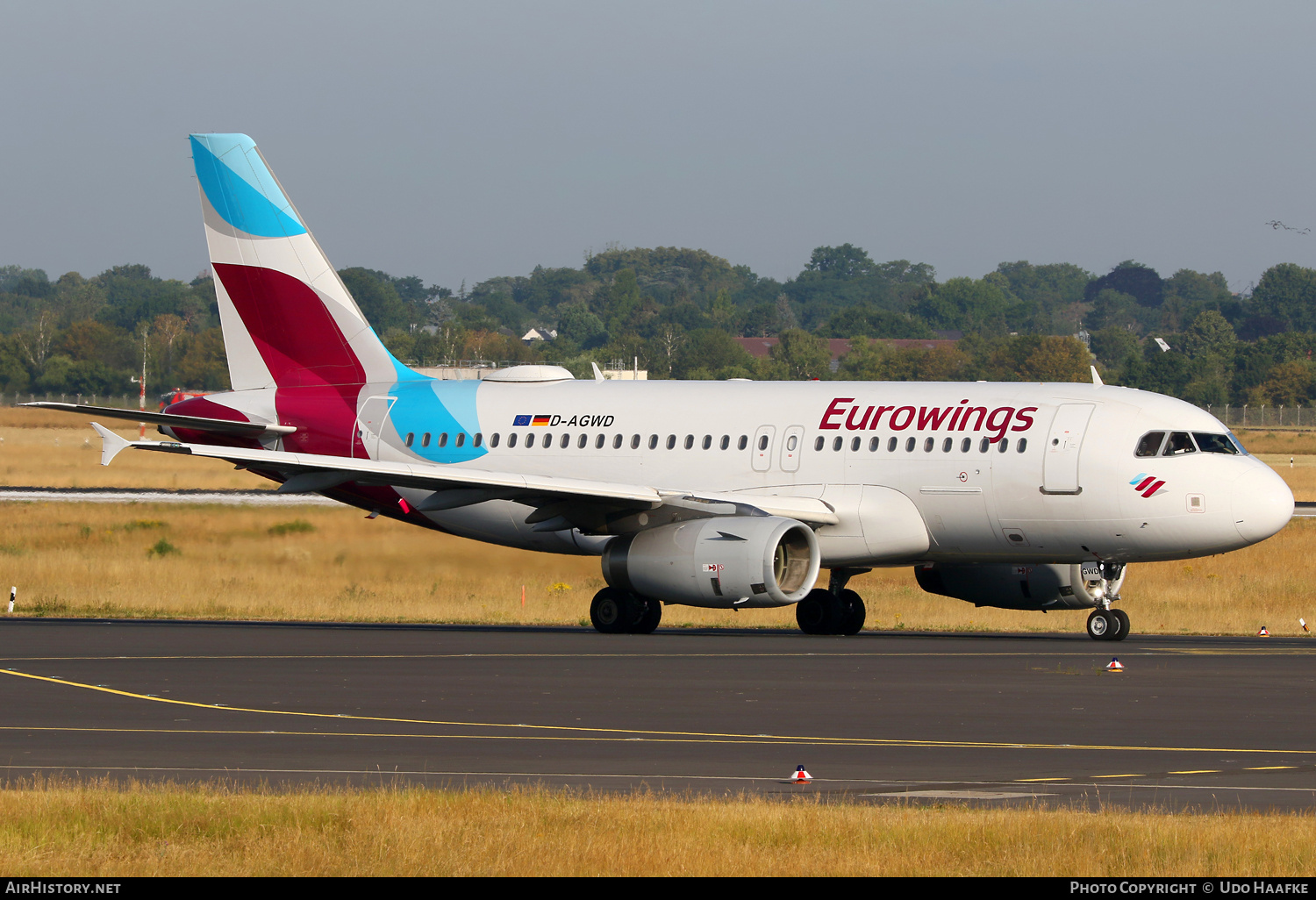 Aircraft Photo of D-AGWD | Airbus A319-132 | Eurowings | AirHistory.net #708626