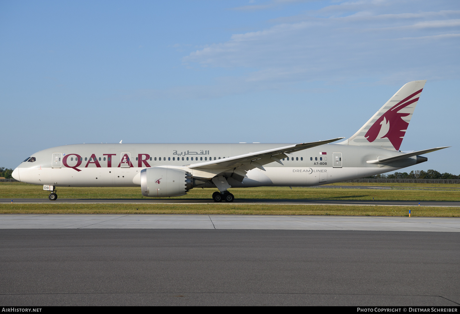 Aircraft Photo of A7-BDB | Boeing 787-8 Dreamliner | Qatar Airways | AirHistory.net #708662