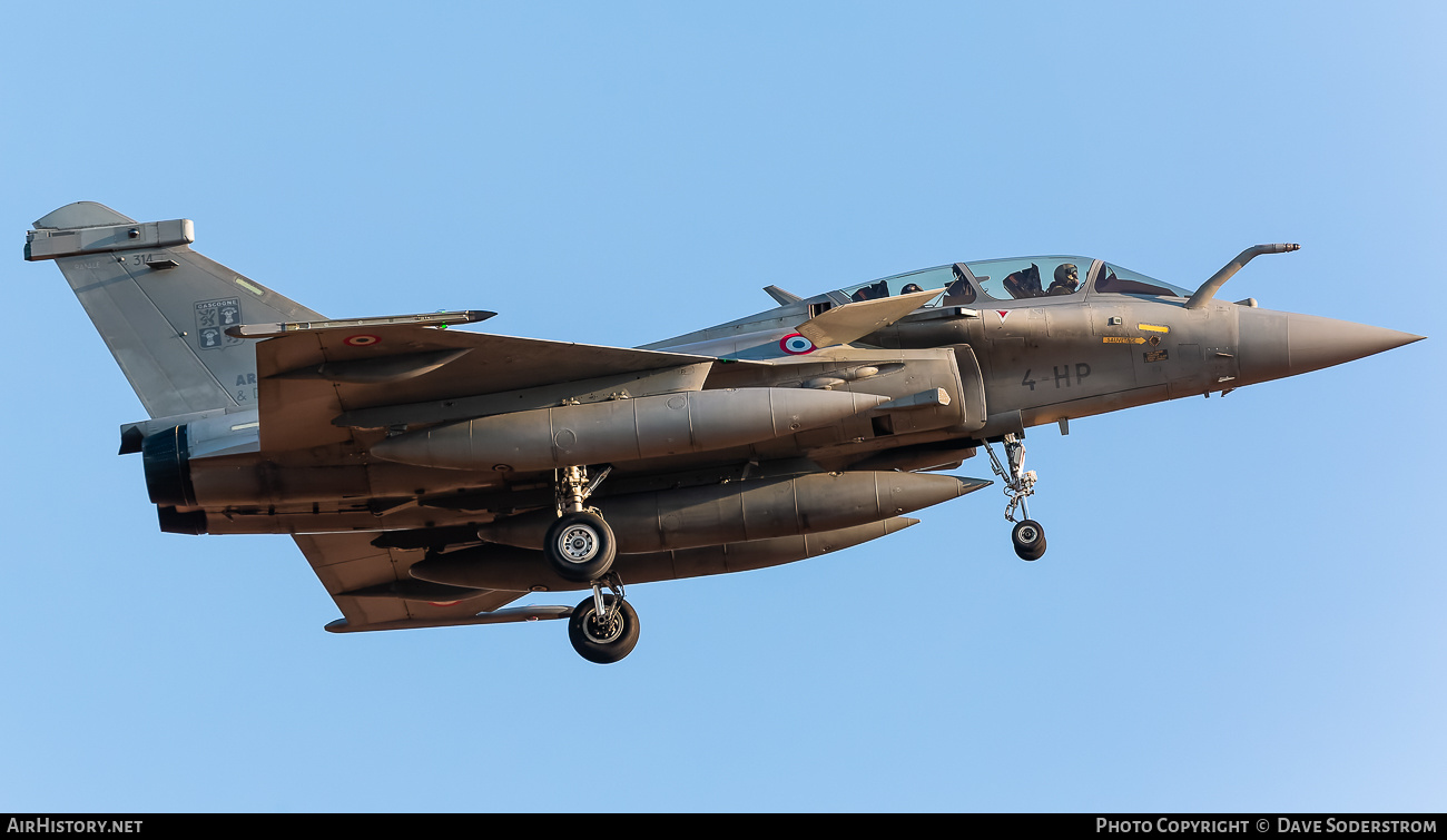Aircraft Photo of 314 | Dassault Rafale B | France - Air Force | AirHistory.net #708671