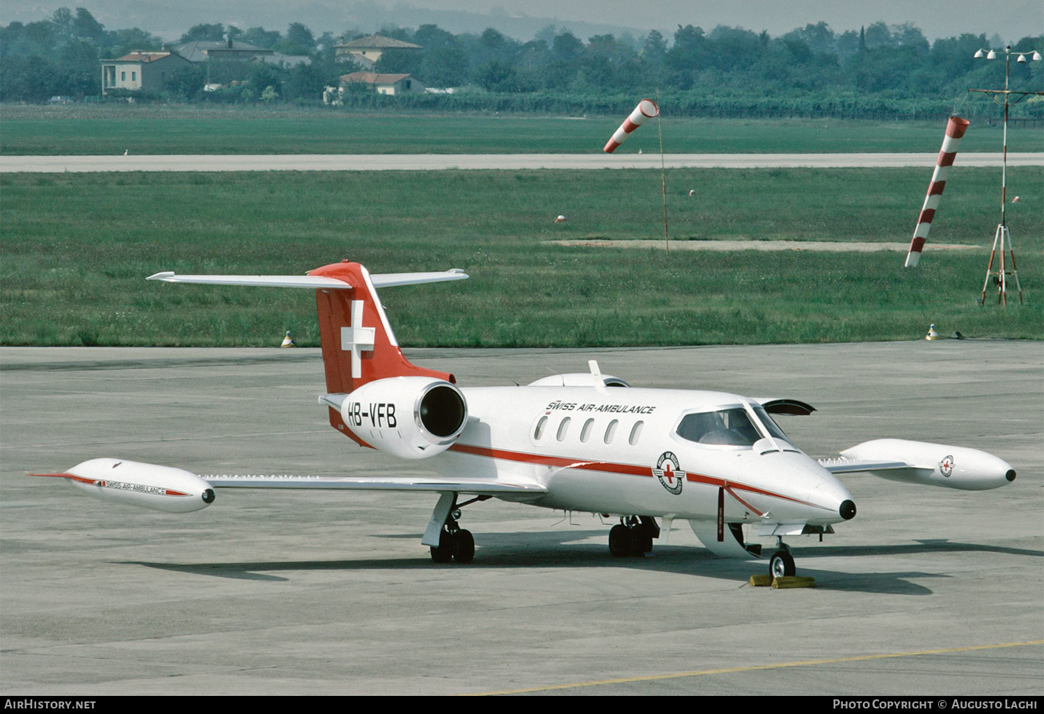 Aircraft Photo of HB-VFB | Gates Learjet 35A | REGA - Swiss Air Ambulance | AirHistory.net #708677