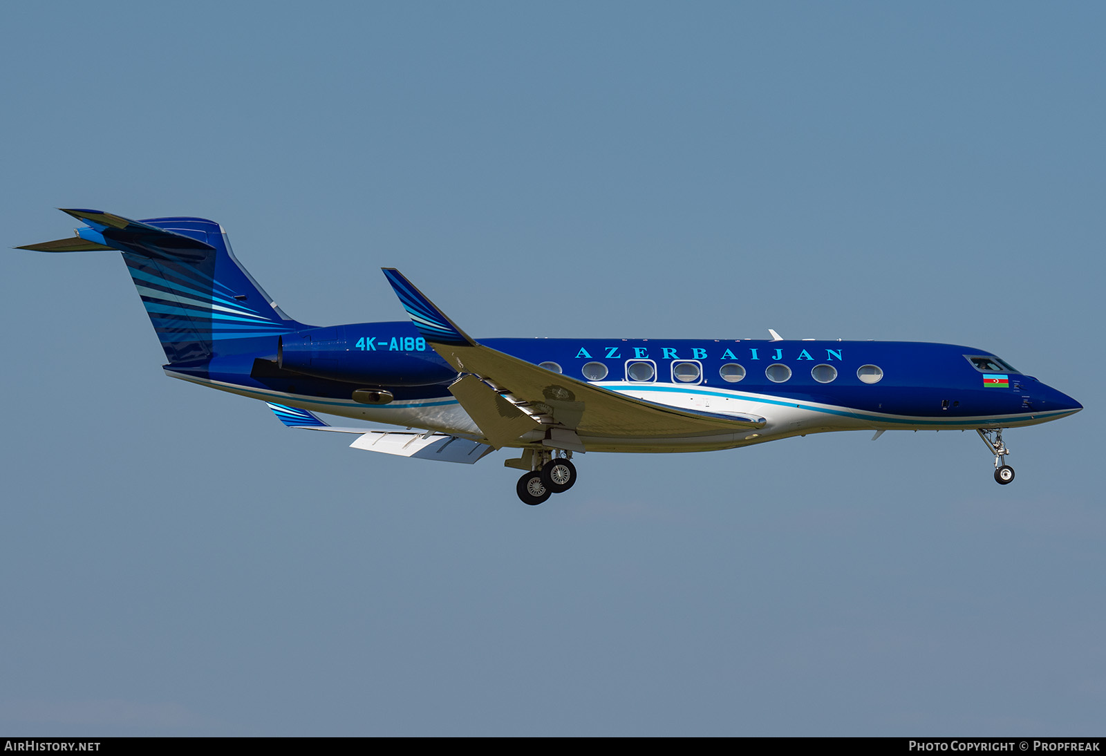 Aircraft Photo of 4K-AI88 | Gulfstream Aerospace G650 (G-VI) | Azerbaijan Government | AirHistory.net #708691