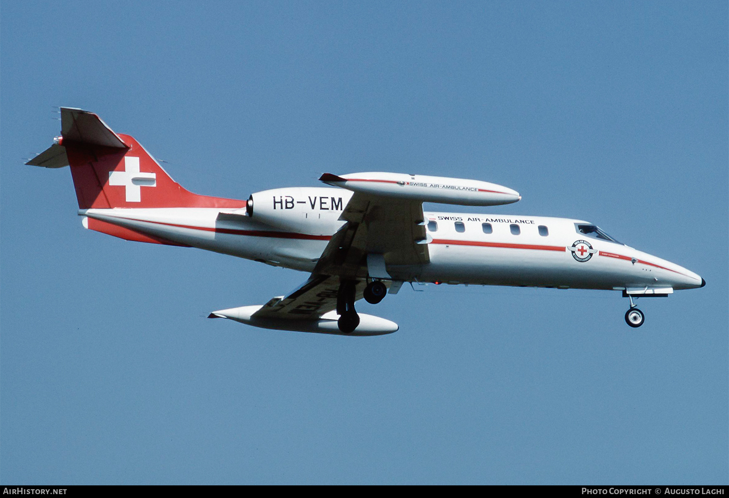 Aircraft Photo of HB-VEM | Gates Learjet 35A | REGA - Swiss Air Ambulance | AirHistory.net #708694