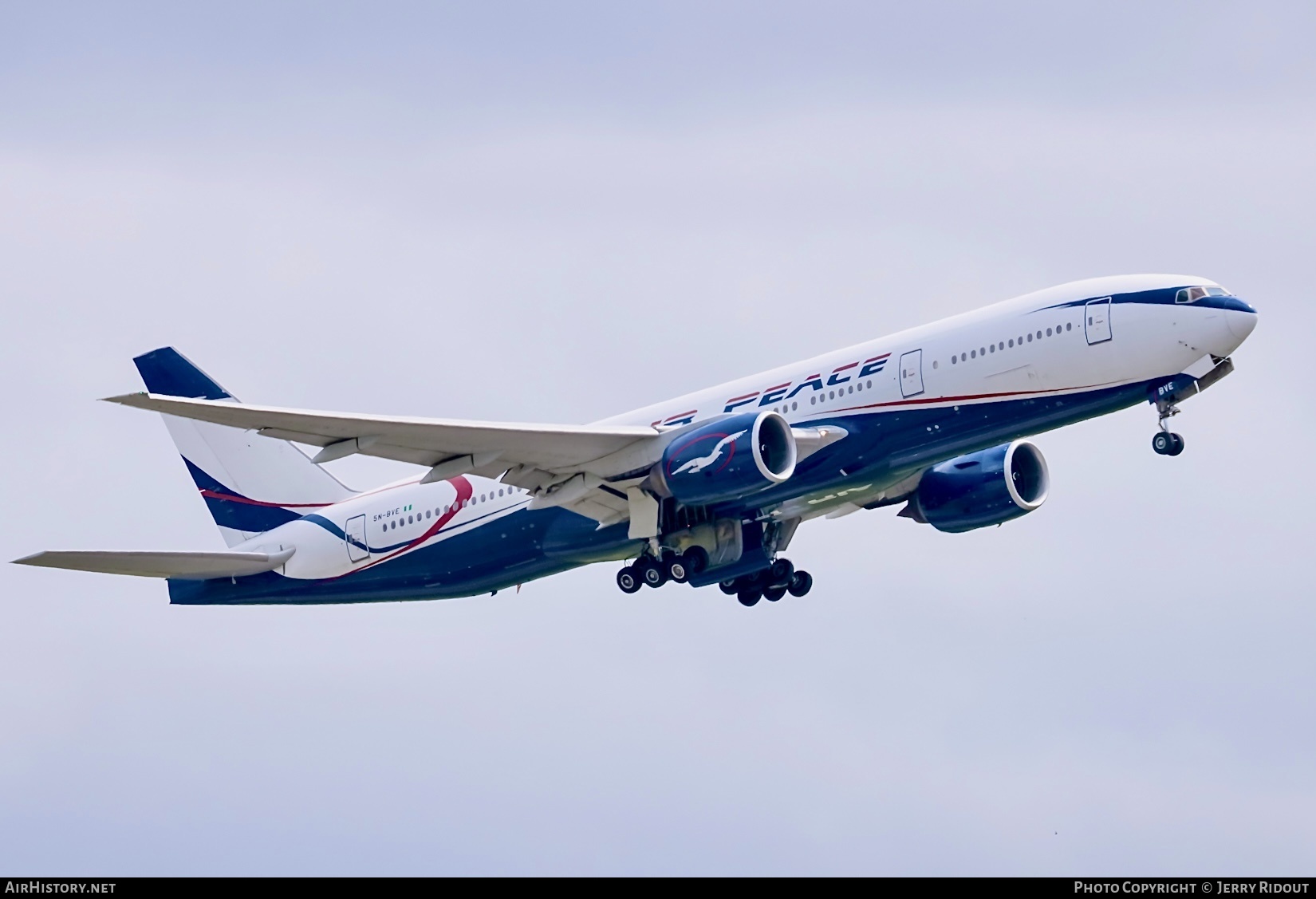 Aircraft Photo of 5N-BVE | Boeing 777-21H/ER | Air Peace | AirHistory.net #708745