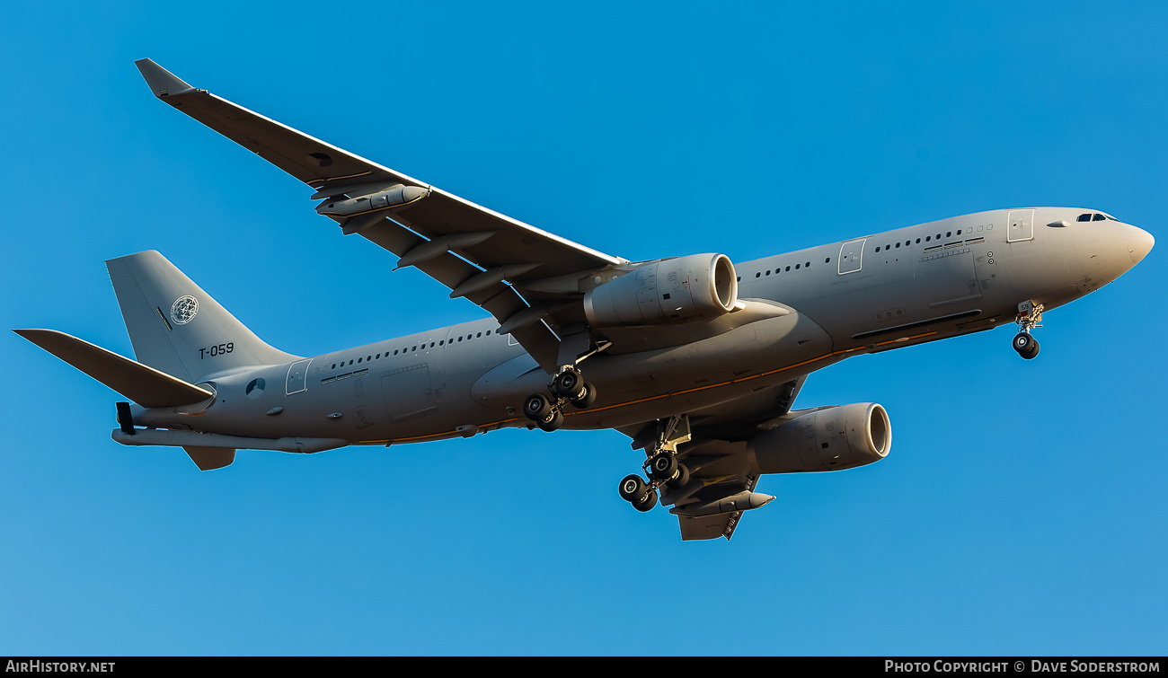 Aircraft Photo of T-059 | Airbus A330-243MRTT | Netherlands - Air Force | AirHistory.net #708761