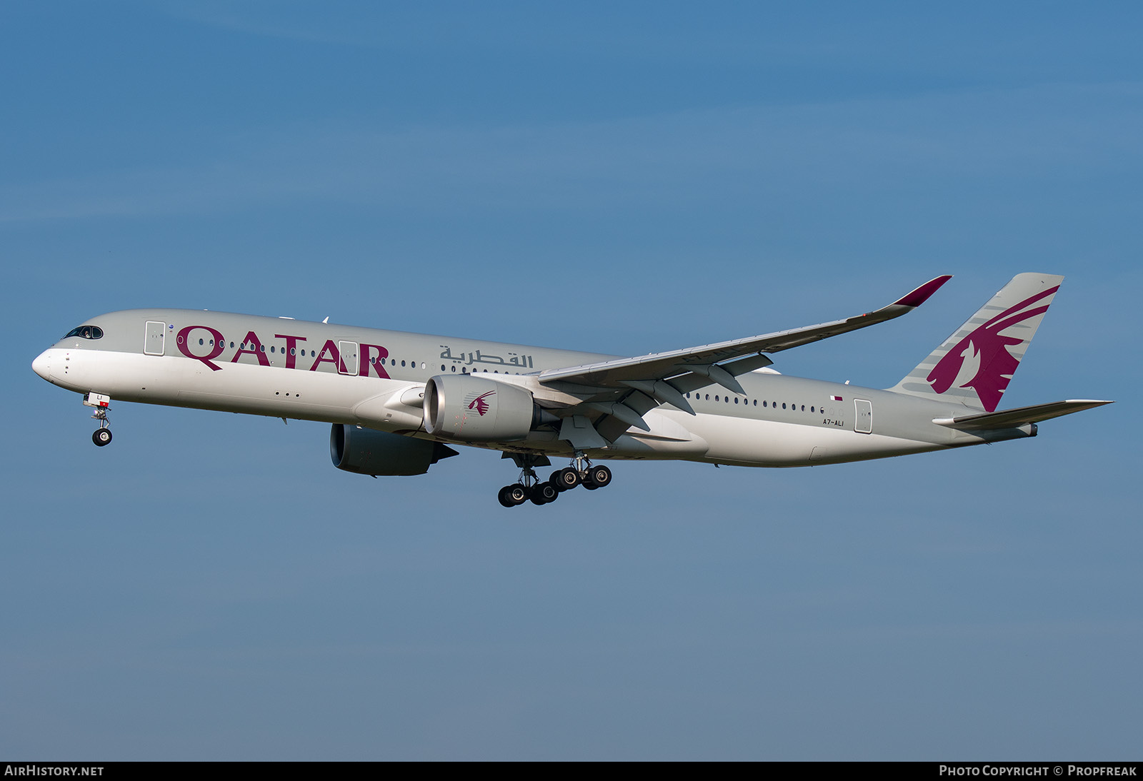 Aircraft Photo of A7-ALI | Airbus A350-941 | Qatar Airways | AirHistory.net #708770