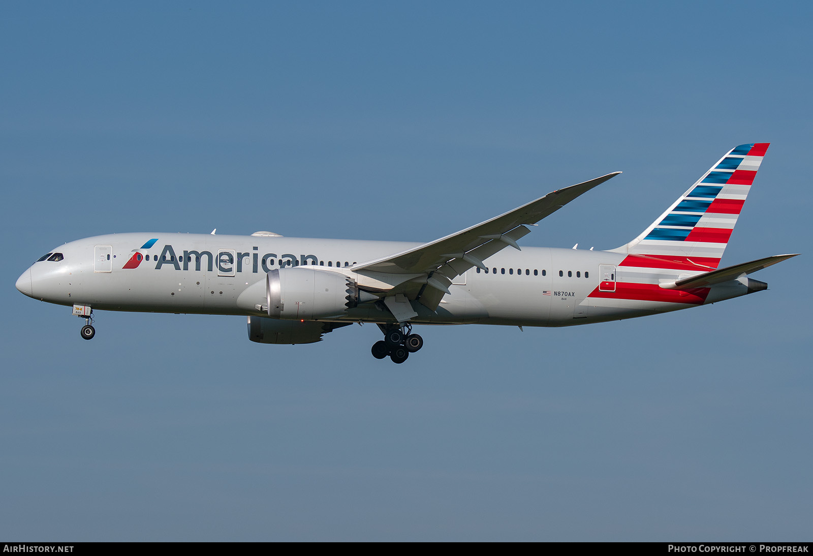 Aircraft Photo of N870AX | Boeing 787-8 Dreamliner | American Airlines | AirHistory.net #708772