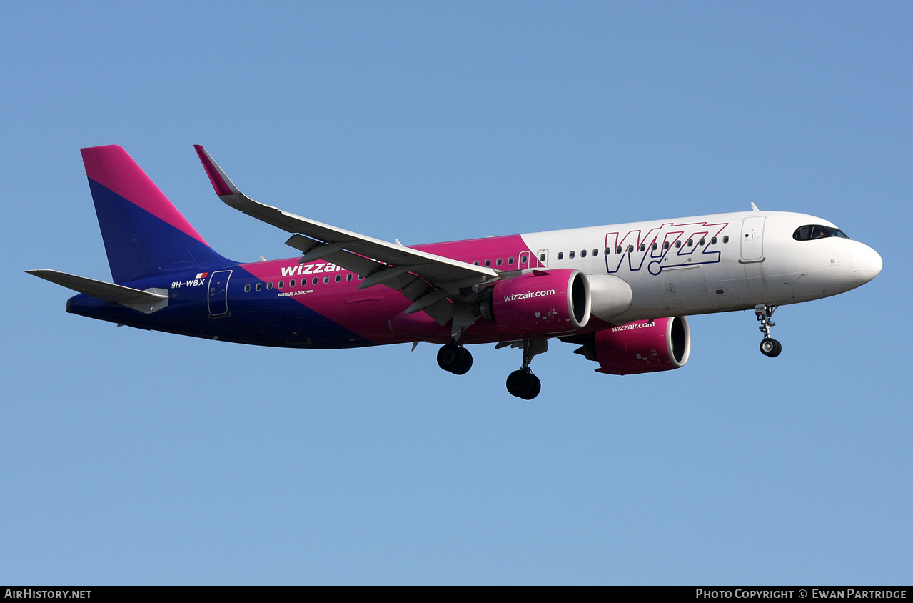 Aircraft Photo of 9H-WBX | Airbus A320-271N | Wizz Air | AirHistory.net #708803