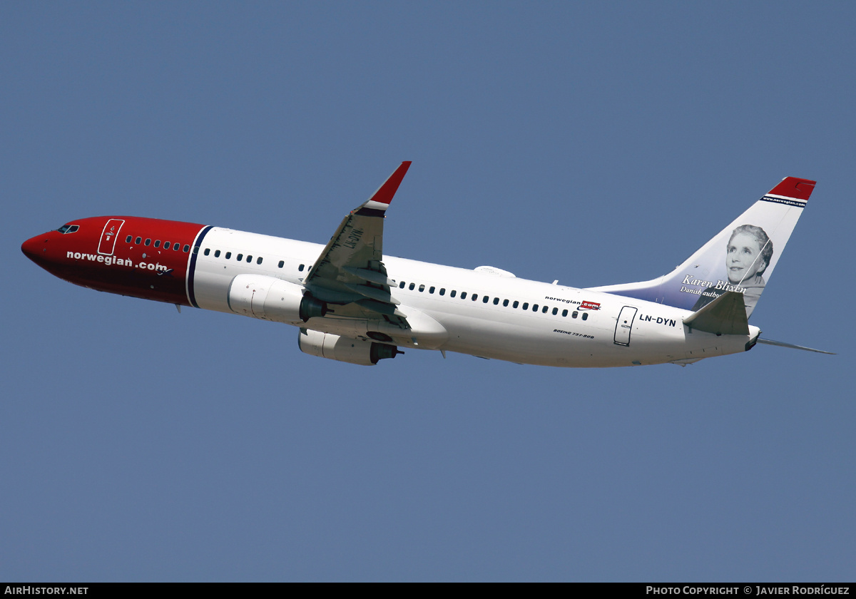 Aircraft Photo of LN-DYN | Boeing 737-8JP | Norwegian | AirHistory.net #708831