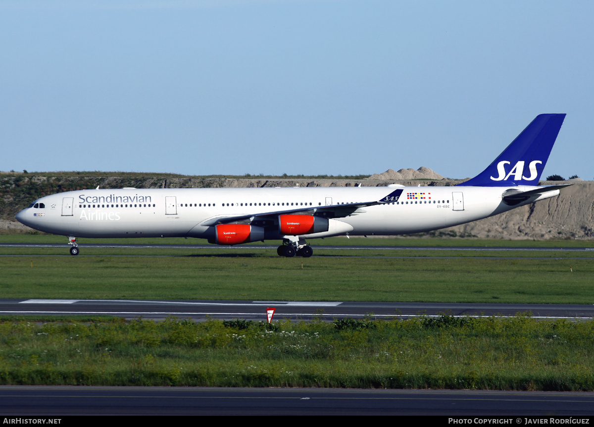 Aircraft Photo of OY-KBC | Airbus A340-313X | Scandinavian Airlines - SAS | AirHistory.net #708833