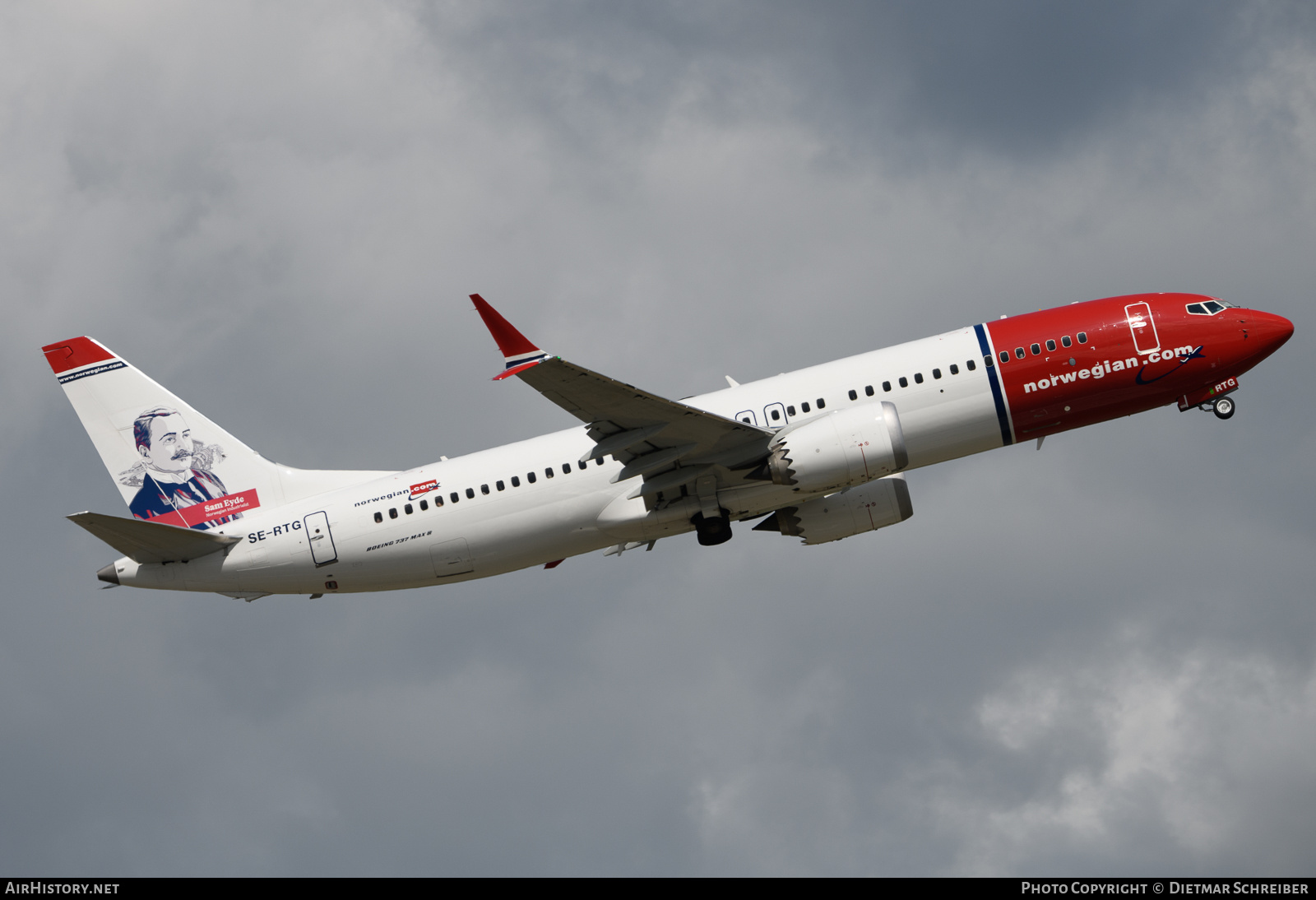Aircraft Photo of SE-RTG | Boeing 737-8 Max 8 | Norwegian | AirHistory.net #708855