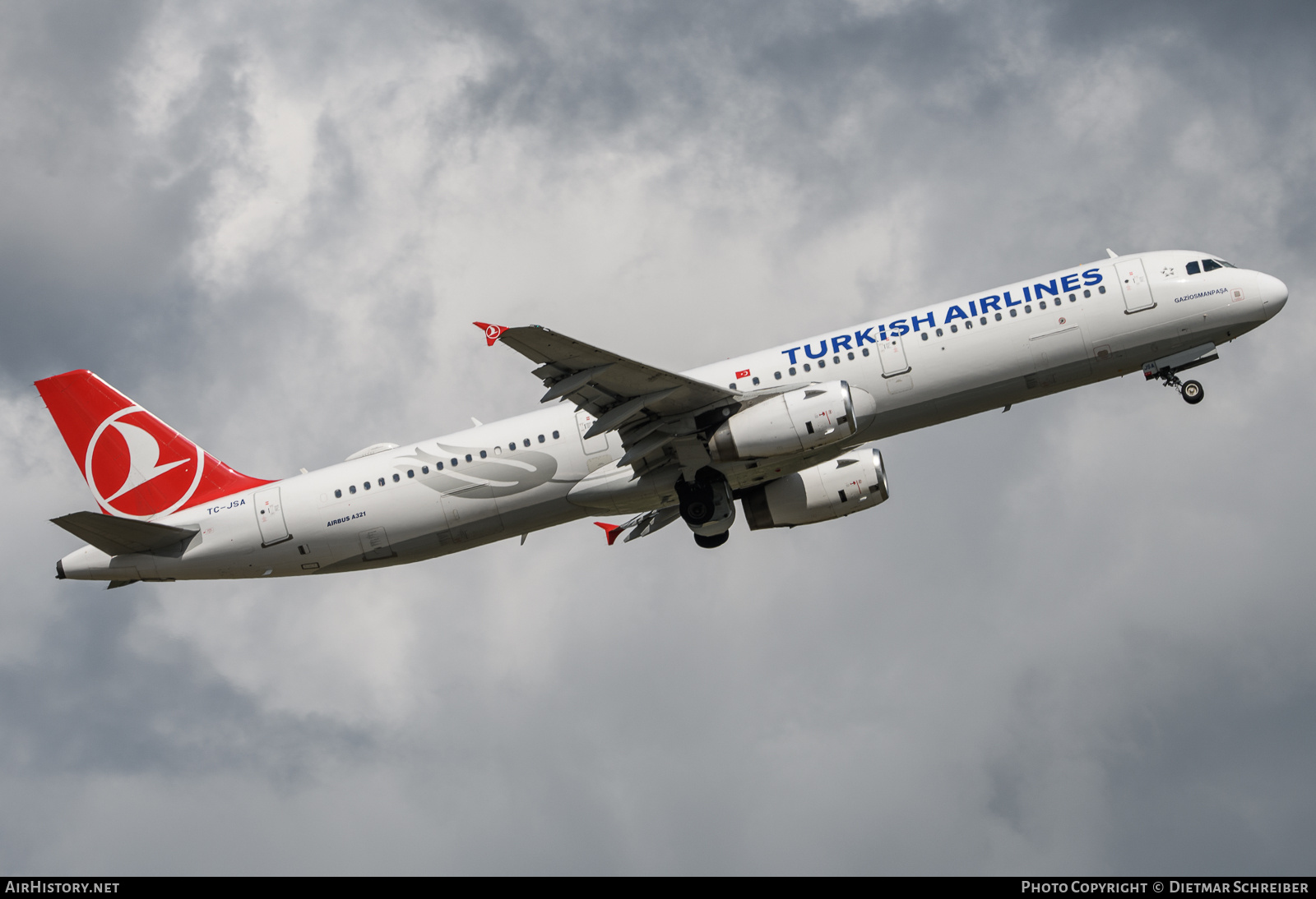 Aircraft Photo of TC-JSA | Airbus A321-231 | Turkish Airlines | AirHistory.net #708856