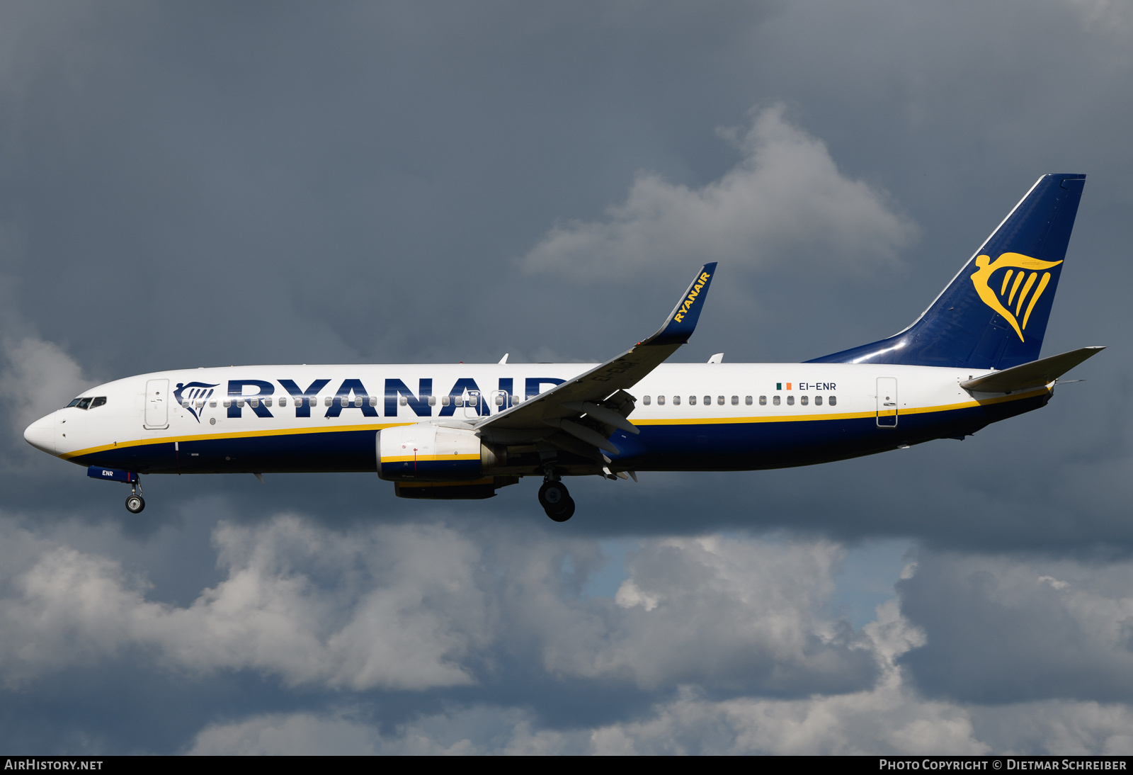 Aircraft Photo of EI-ENR | Boeing 737-8AS | Ryanair | AirHistory.net #708863