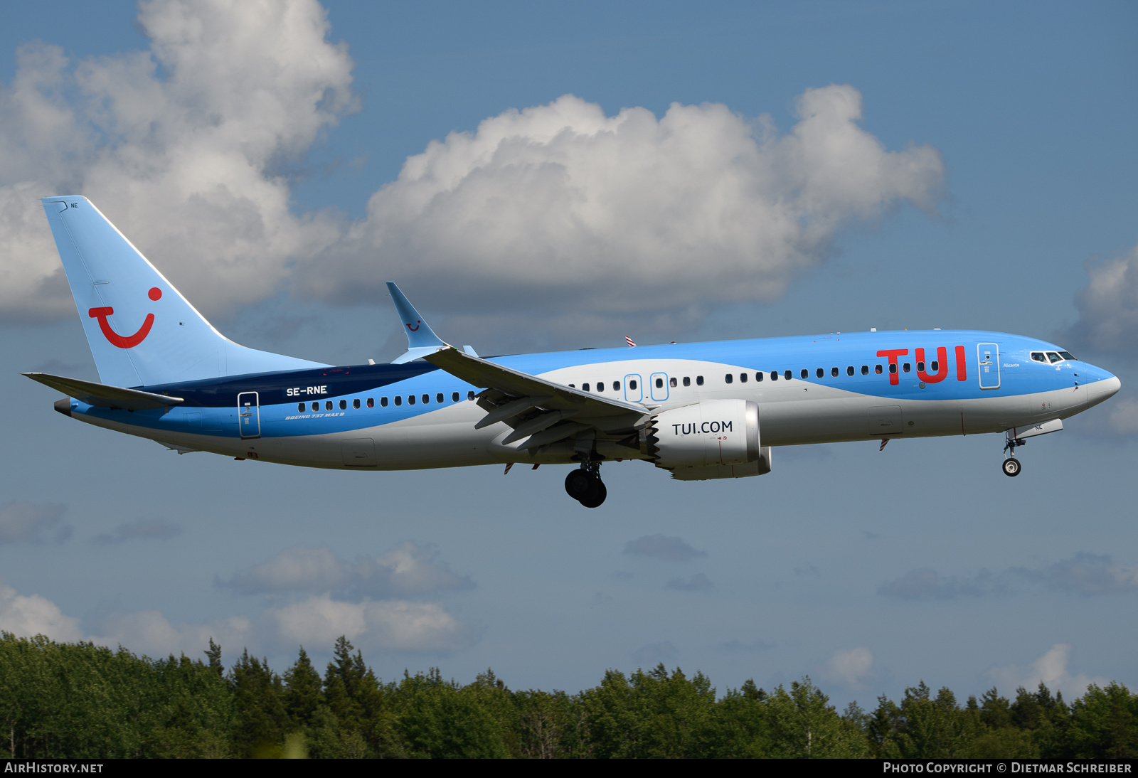 Aircraft Photo of SE-RNE | Boeing 737-8 Max 8 | TUIfly Nordic | AirHistory.net #708882