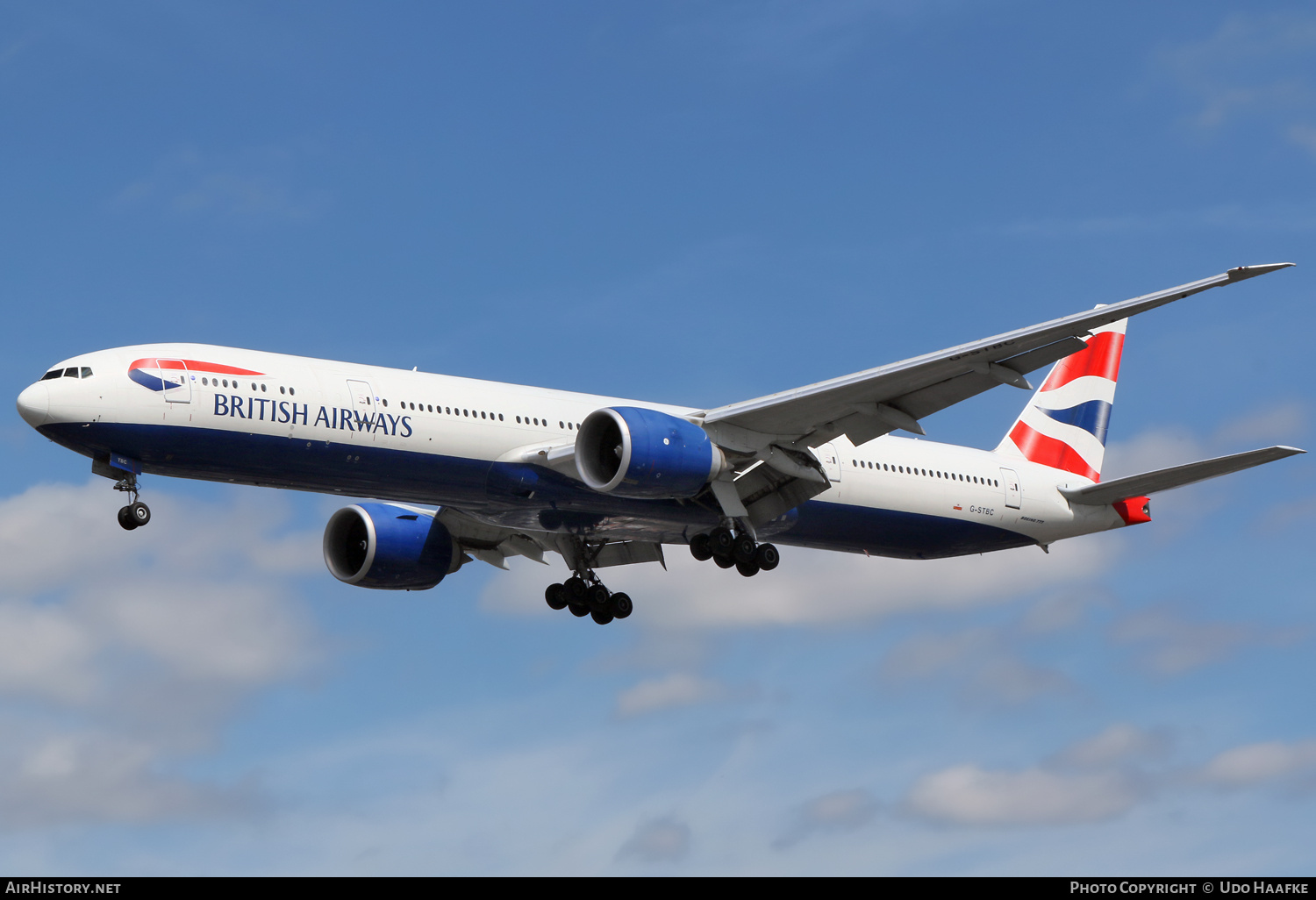 Aircraft Photo of G-STBC | Boeing 777-36N/ER | British Airways | AirHistory.net #708905