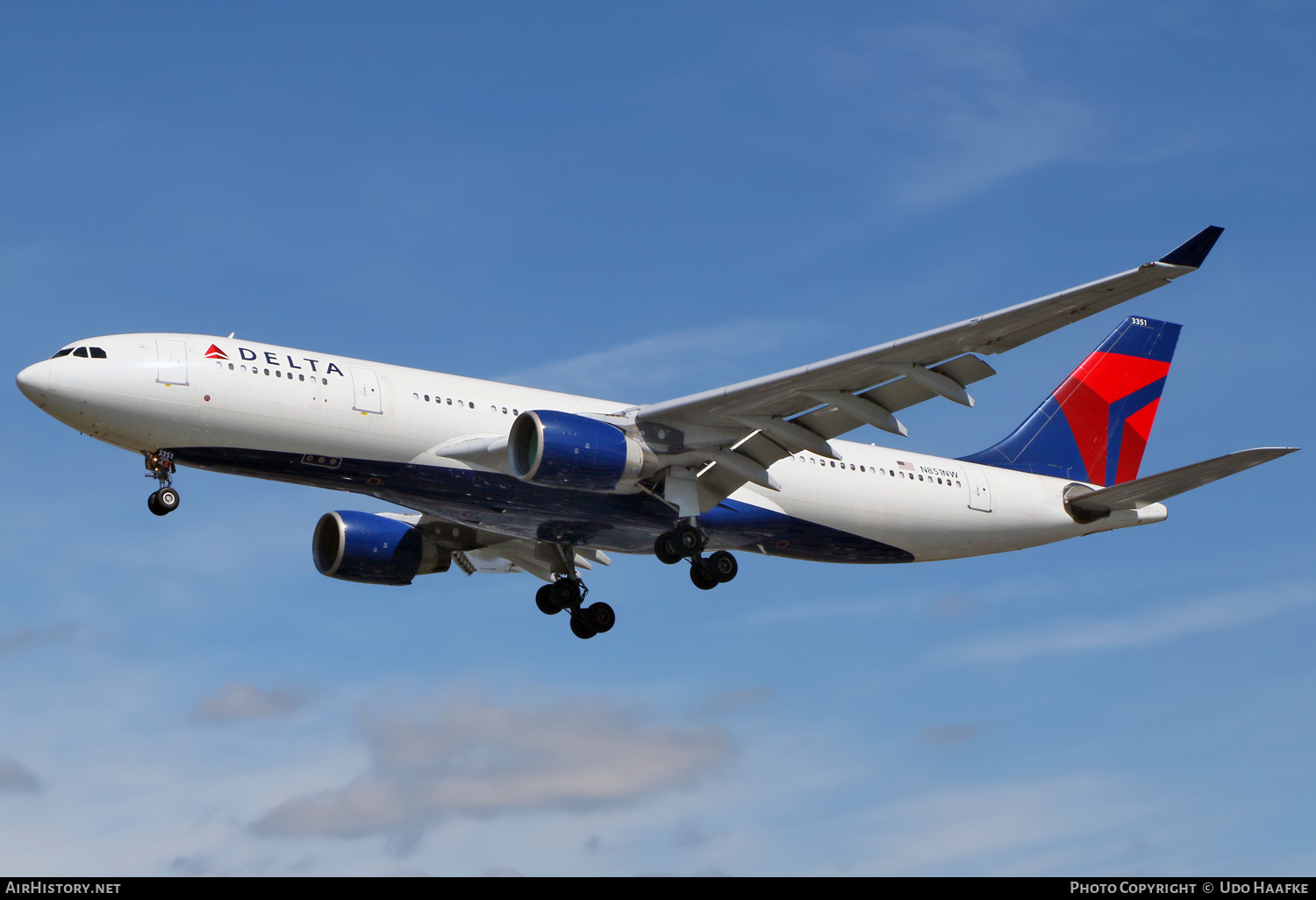 Aircraft Photo of N851NW | Airbus A330-223 | Delta Air Lines | AirHistory.net #708922