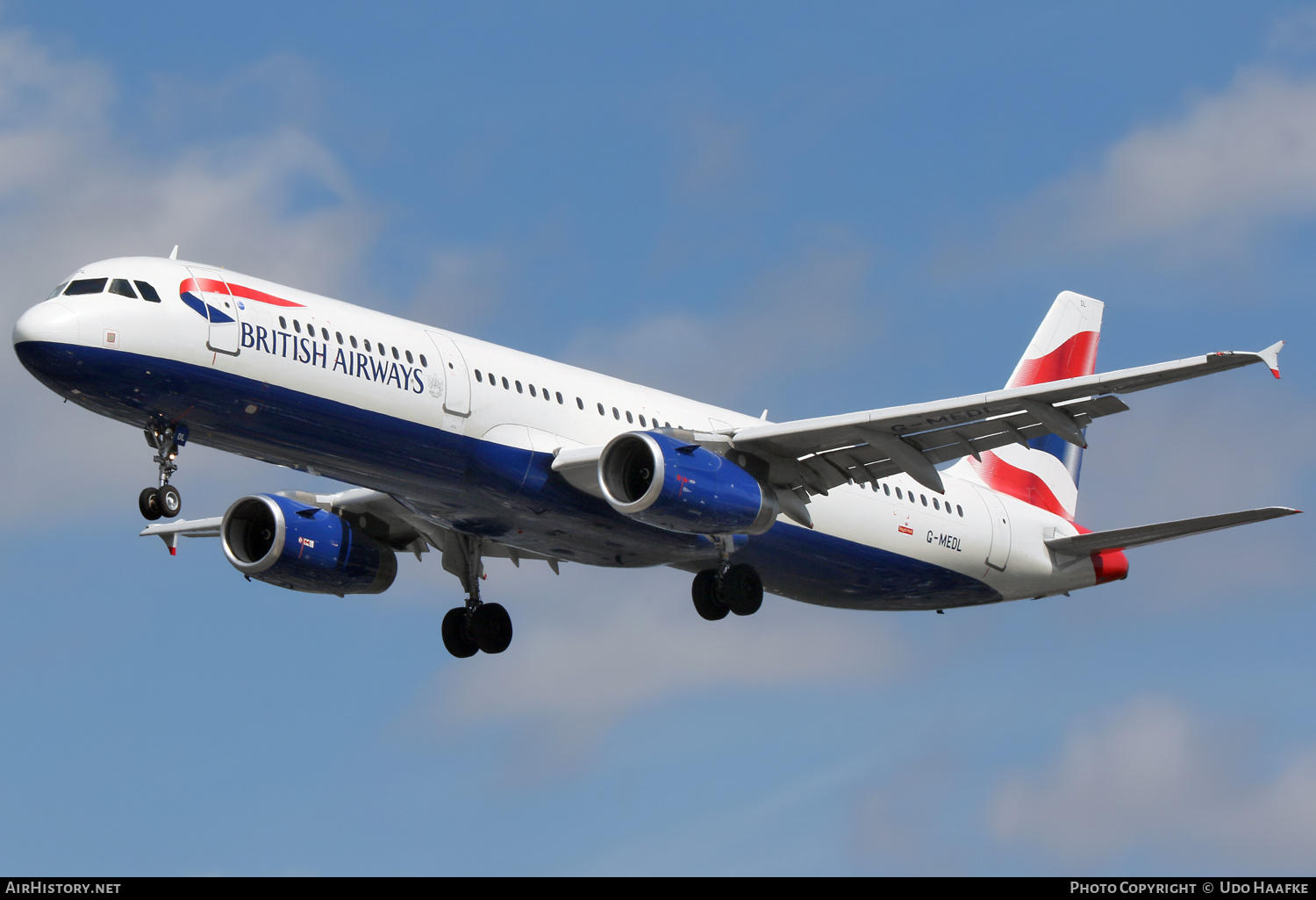 Aircraft Photo of G-MEDL | Airbus A321-231 | British Airways | AirHistory.net #708928