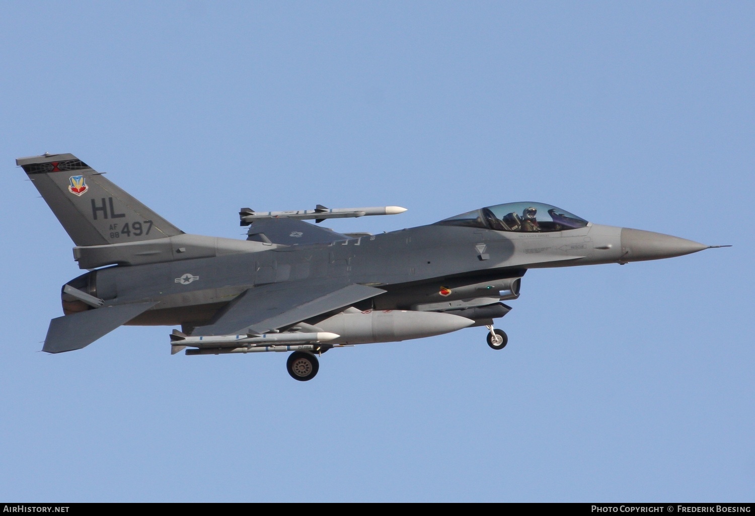 Aircraft Photo of 88-0497 / AF88-497 | General Dynamics F-16CM Fighting Falcon | USA - Air Force | AirHistory.net #708941