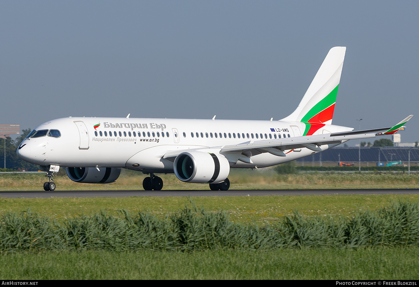 Aircraft Photo of LZ-AMS | Airbus A220-300 (BD-500-1A11) | Bulgaria Air | AirHistory.net #708953