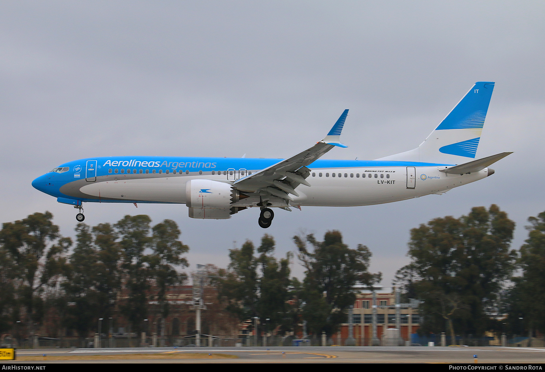 Aircraft Photo of LV-KIT | Boeing 737-8 Max 8 | Aerolíneas Argentinas | AirHistory.net #709000