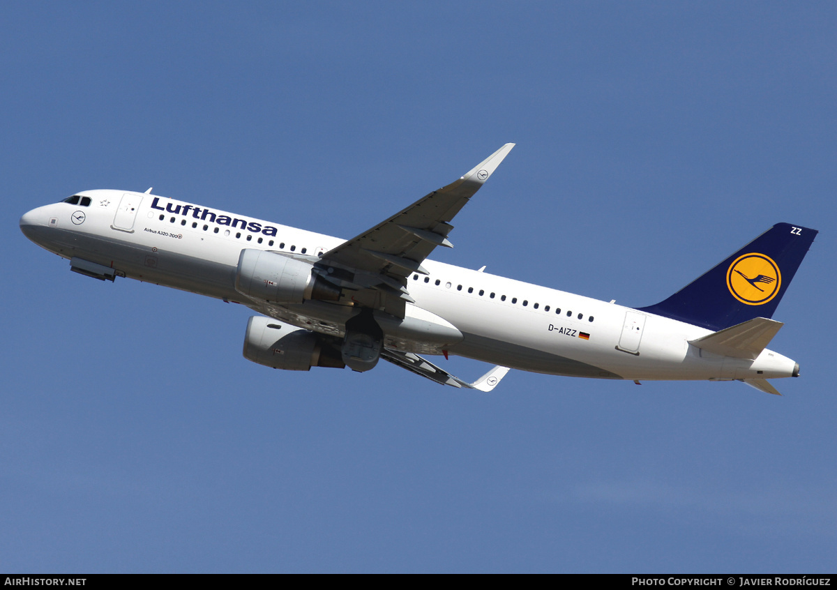 Aircraft Photo of D-AIZZ | Airbus A320-214 | Lufthansa | AirHistory.net #709021