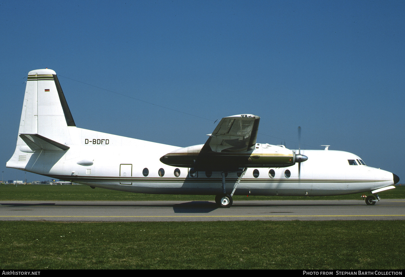 Aircraft Photo of D-BDFD | Fairchild F-27J | DFD - Deutsche Flugdienst | AirHistory.net #709022