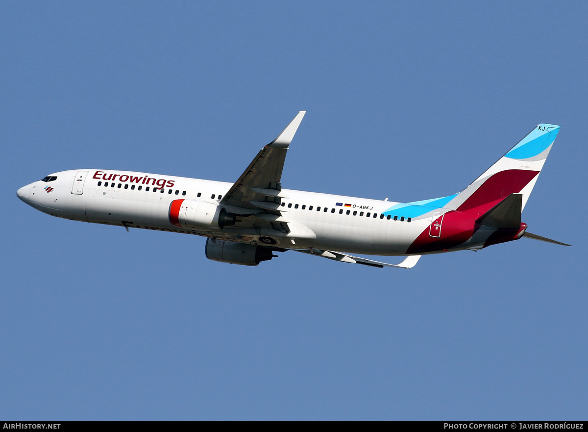 Aircraft Photo of D-ABKJ | Boeing 737-86J | Eurowings | AirHistory.net #709026