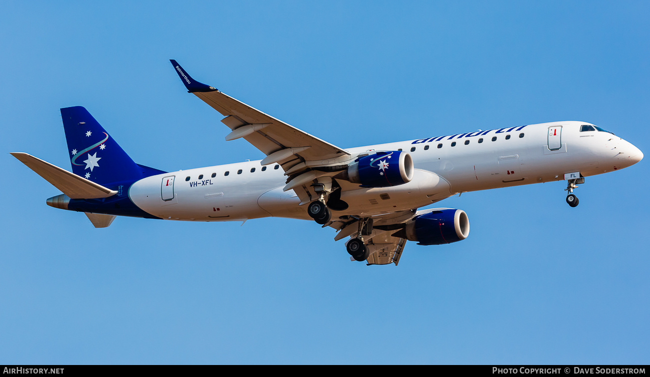 Aircraft Photo of VH-XFL | Embraer 190LR (ERJ-190-100LR) | Air North | AirHistory.net #709117