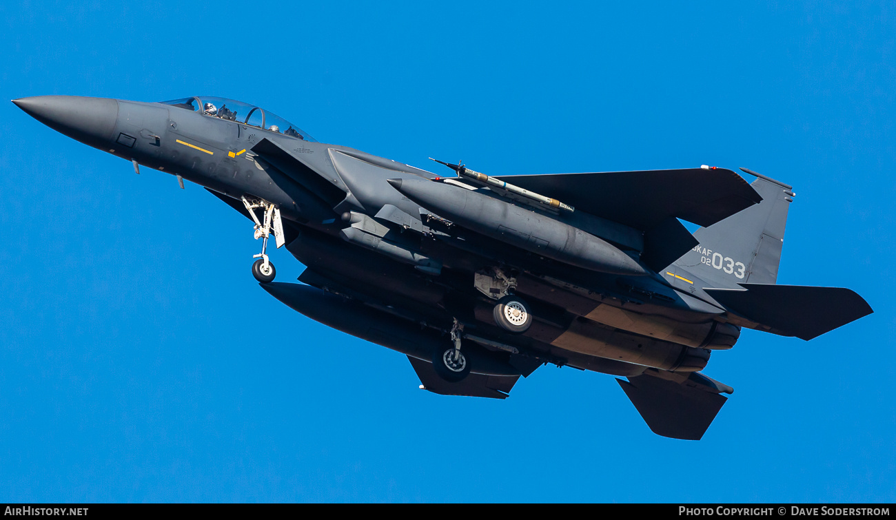 Aircraft Photo of 02-033 | Boeing F-15K Slam Eagle | South Korea - Air Force | AirHistory.net #709139