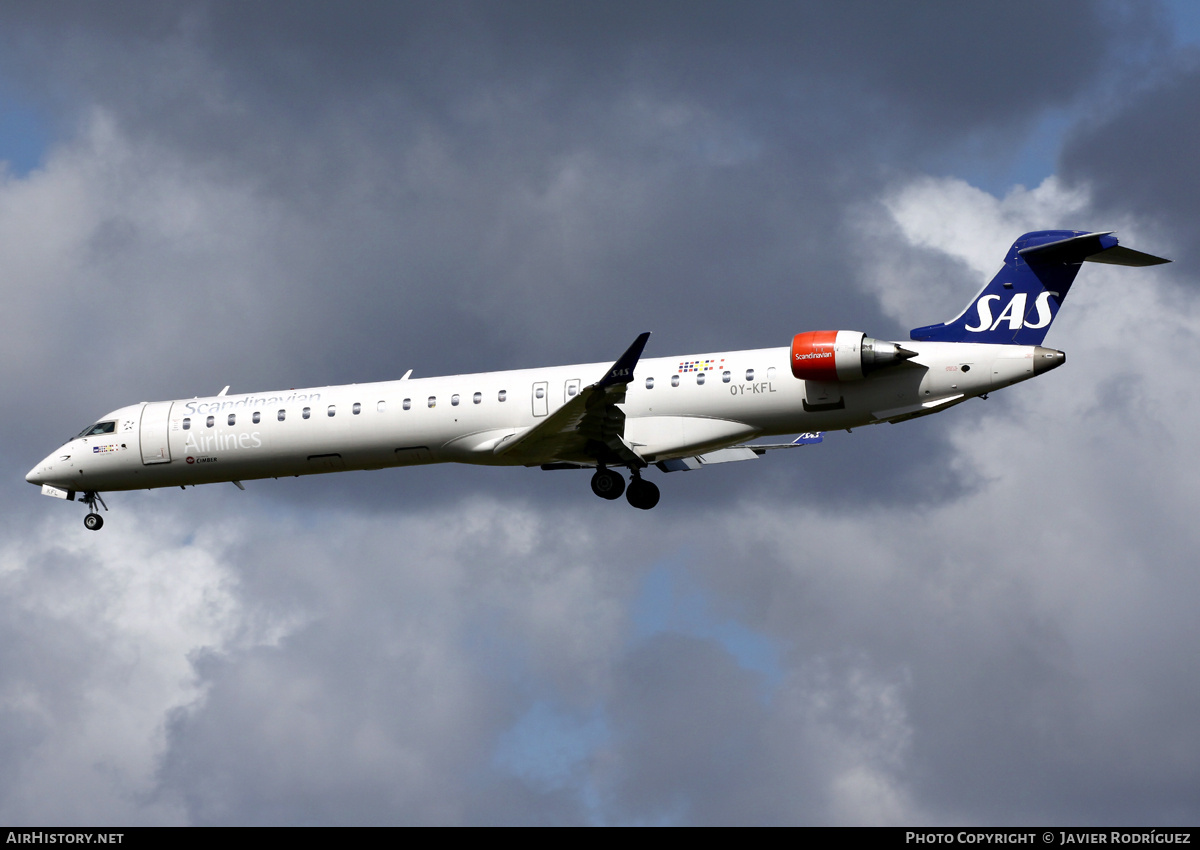 Aircraft Photo of OY-KFL | Bombardier CRJ-900 (CL-600-2D24) | Scandinavian Airlines - SAS | AirHistory.net #709153