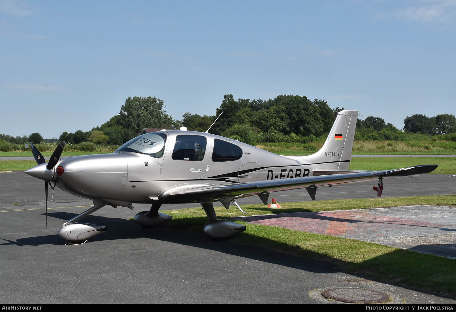 Aircraft Photo of D-EGBB | Cirrus SR-22 G6-GTS Rhodium | AirHistory.net #709197