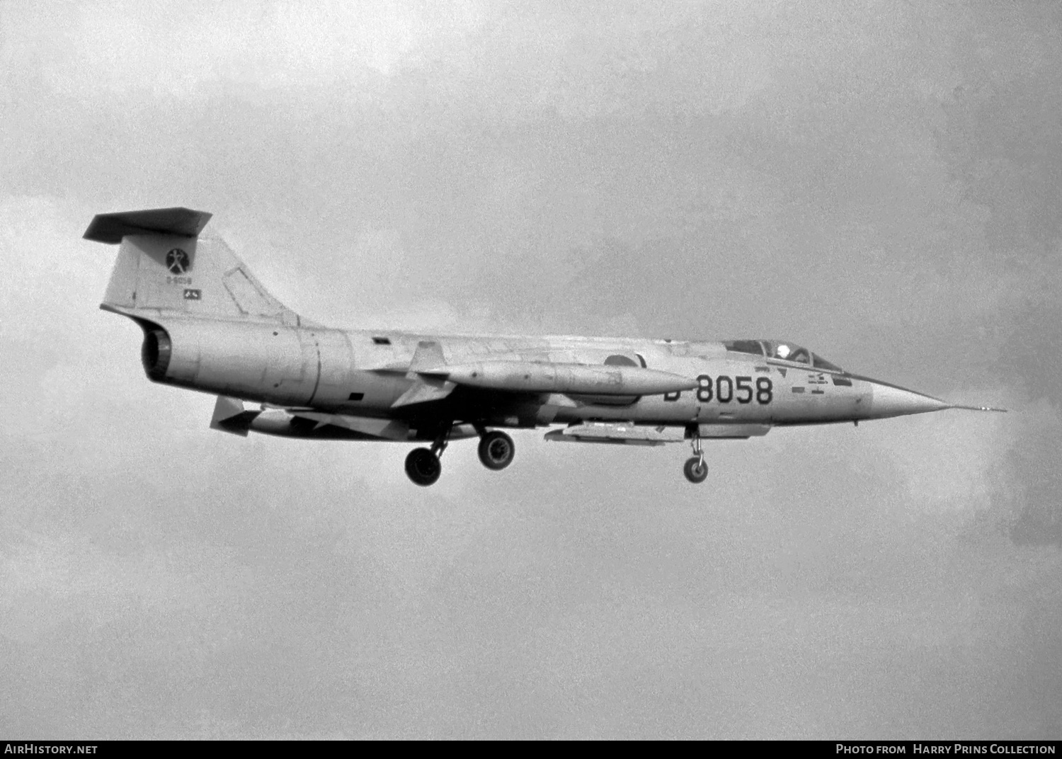 Aircraft Photo of D-8058 | Lockheed F-104G Starfighter | Netherlands - Air Force | AirHistory.net #709209