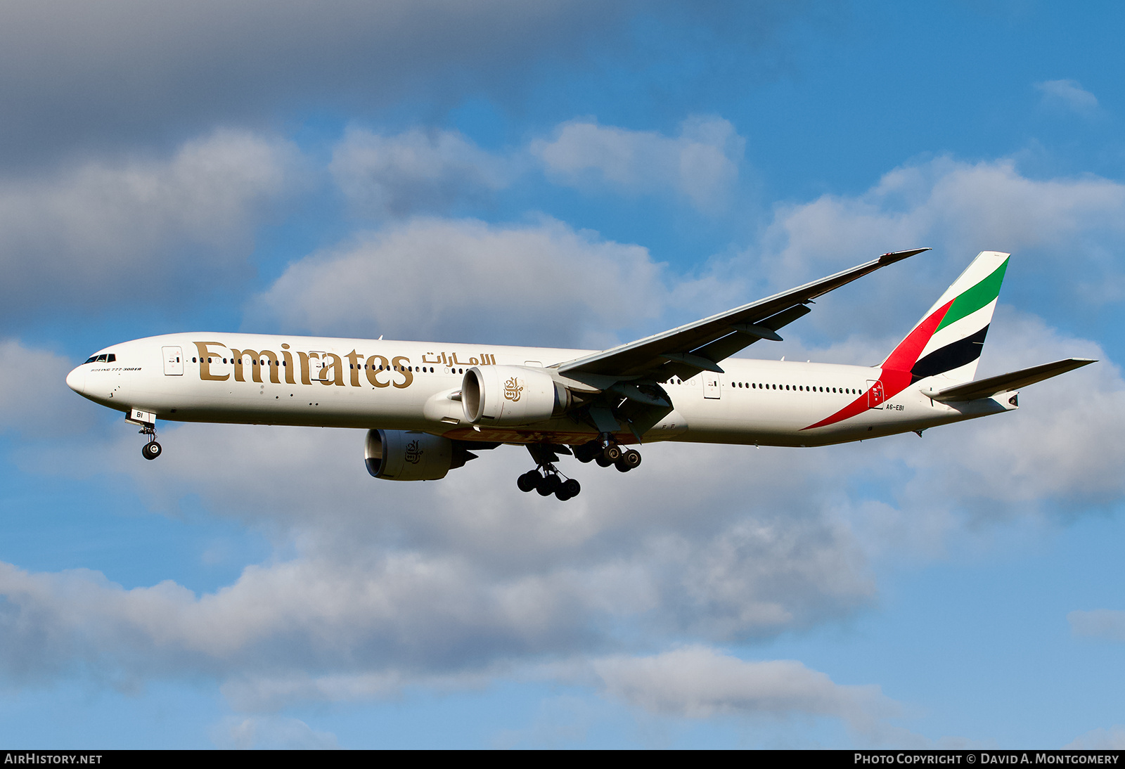 Aircraft Photo of A6-EBI | Boeing 777-36N/ER | Emirates | AirHistory.net #709210