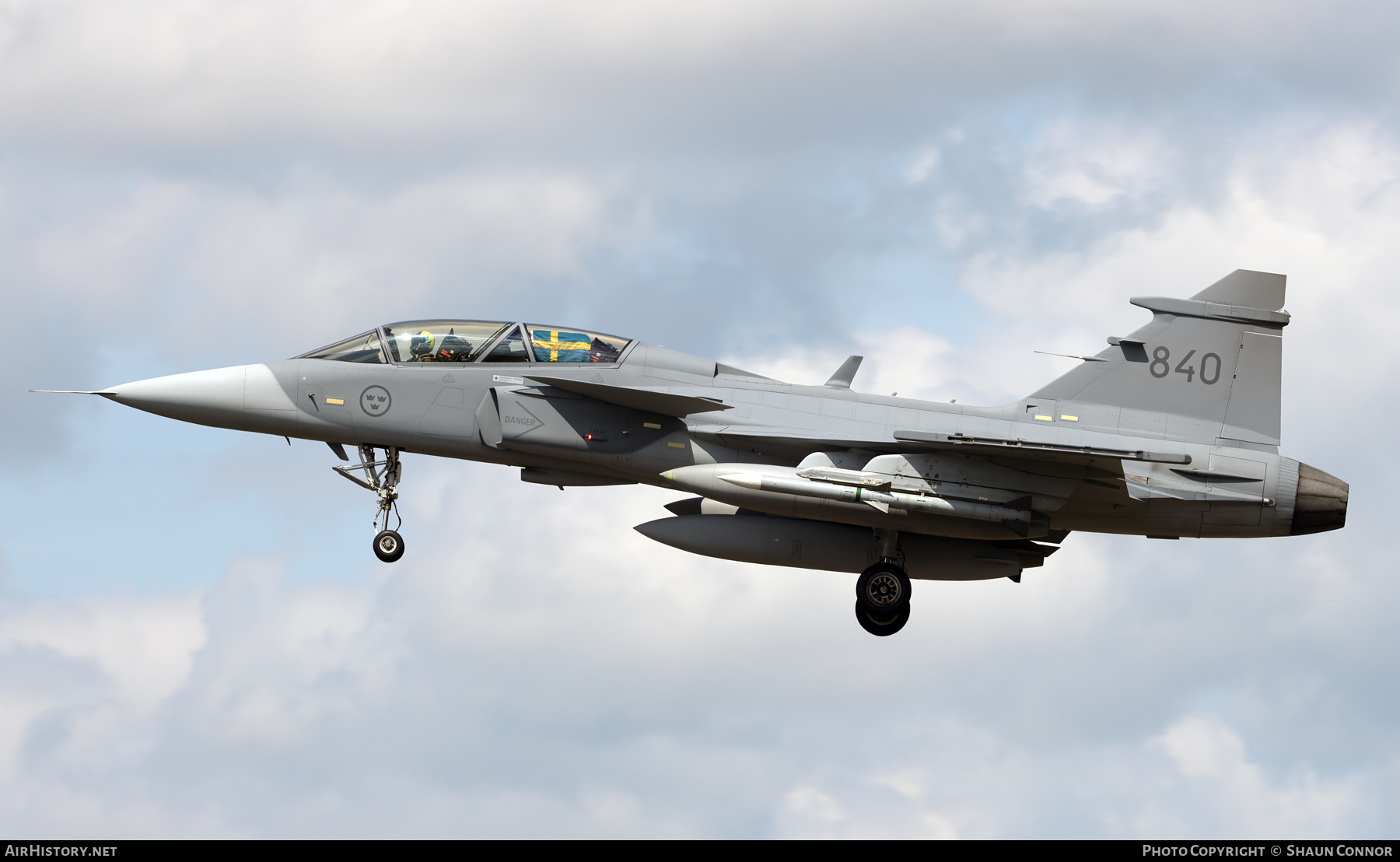 Aircraft Photo of 39840 | Saab JAS 39D Gripen | Sweden - Air Force | AirHistory.net #709278