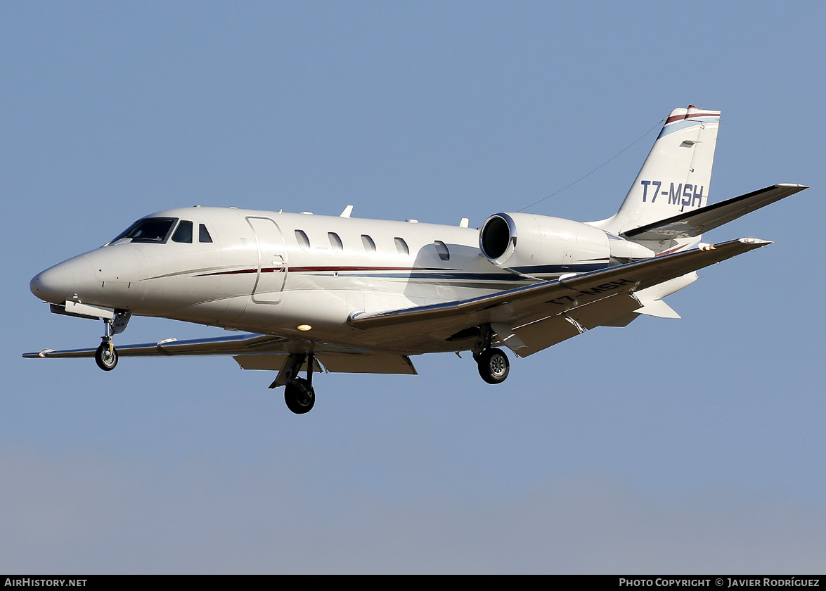 Aircraft Photo of T7-MSH | Cessna 560XL Citation XLS+ | AirHistory.net #709289