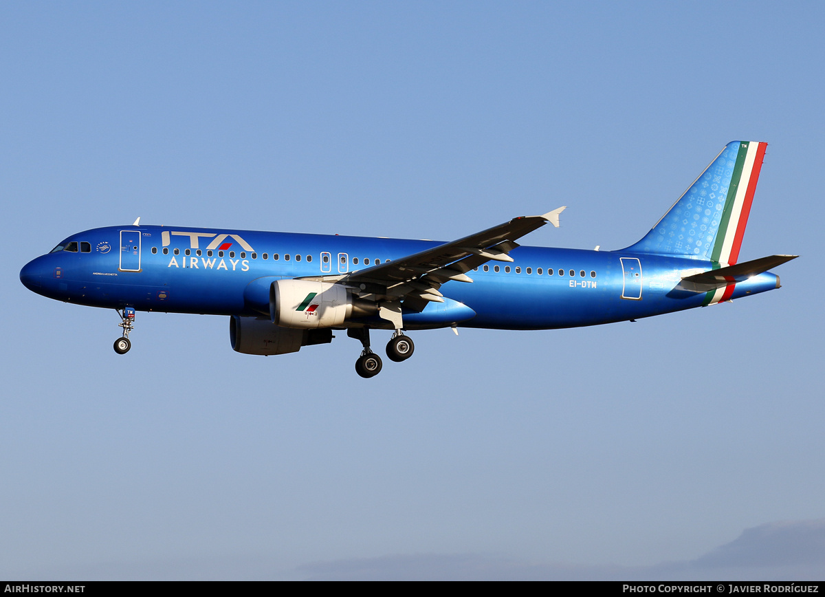 Aircraft Photo of EI-DTM | Airbus A320-216 | ITA Airways | AirHistory.net #709290
