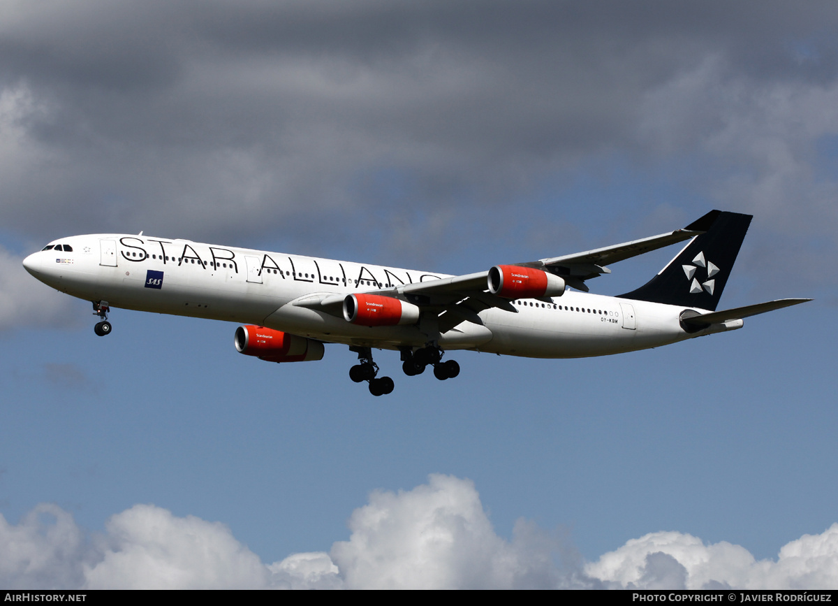 Aircraft Photo of OY-KBM | Airbus A340-313X | Scandinavian Airlines - SAS | AirHistory.net #709304