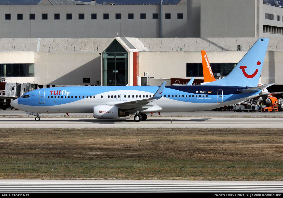 Aircraft Photo of D-ASUN | Boeing 737-8BK | TUIfly | AirHistory.net #709305