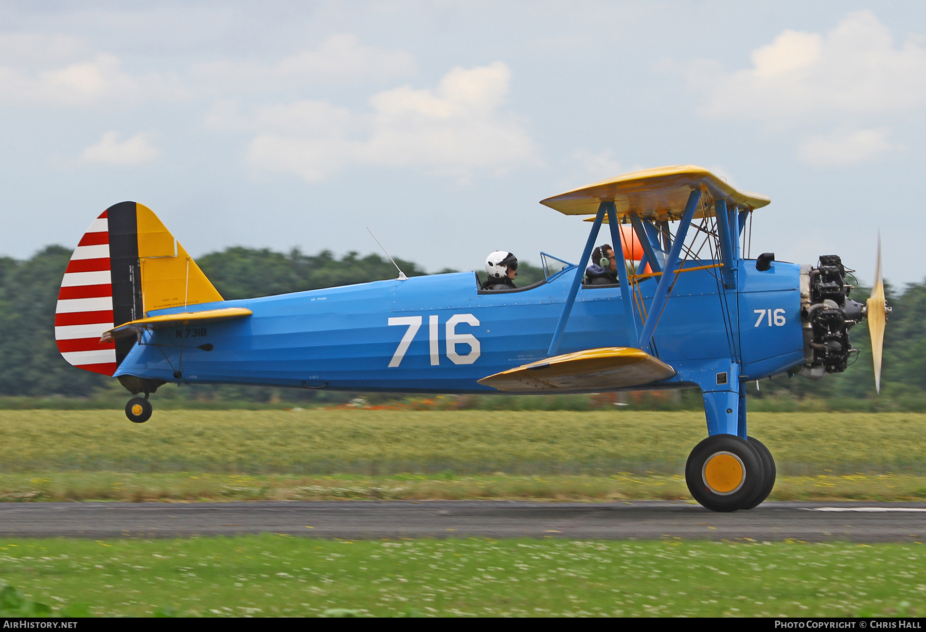 Aircraft Photo of N1731B | Boeing PT-13D Kaydet (E75) | USA - Army | AirHistory.net #709318