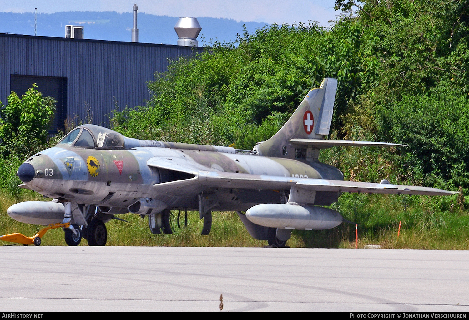Aircraft Photo of J-4003 | Hawker Hunter F58 | Switzerland - Air Force | AirHistory.net #709325