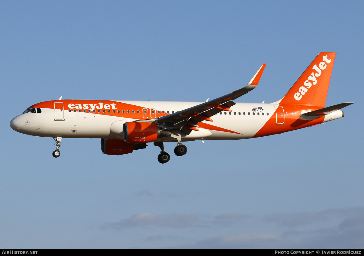 Aircraft Photo of OE-ICT | Airbus A320-214 | EasyJet | AirHistory.net #709334