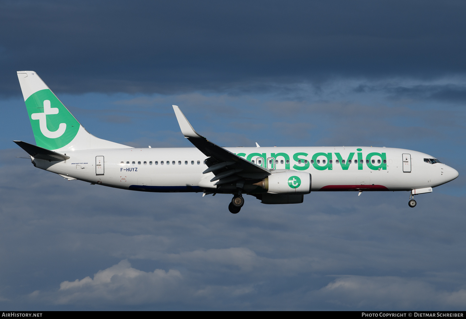 Aircraft Photo of F-HUYZ | Boeing 737-8GP | Transavia | AirHistory.net #709337